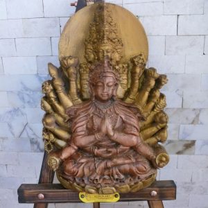 BIN ELLI BUDDHA Guanyin 470x340x60 KARA KAVAK