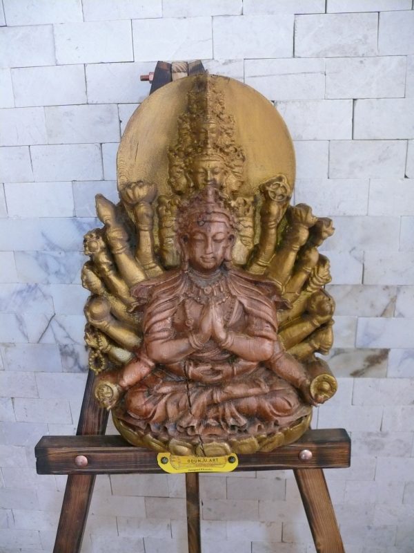 BIN ELLI BUDDHA Guanyin 470x340x60 KARA KAVAK